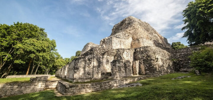 Ruins of Becan in Mexico