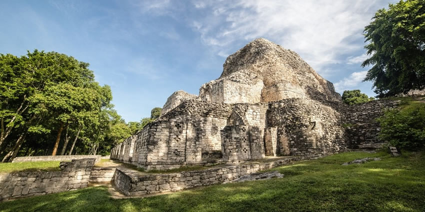 Ruins of Becan in Mexico