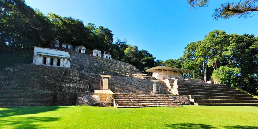 Ruins of Bonampak in Mexico