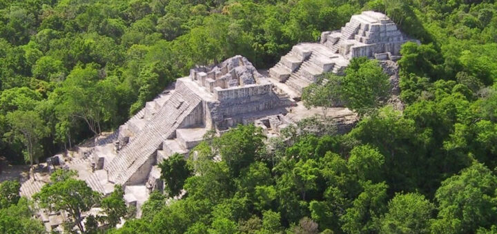 Ruins of Calakmul in Mexico