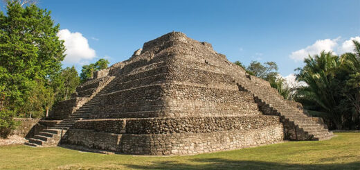 Ruins of Chacchoben in Mexico