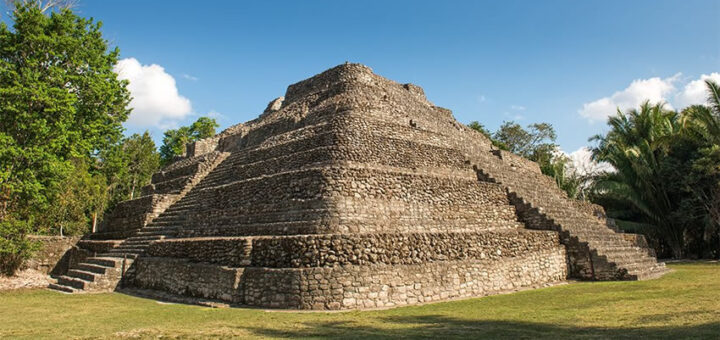 Ruins of Chacchoben in Mexico