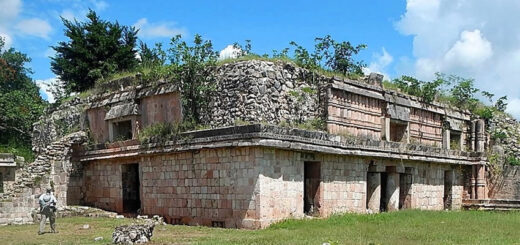 Ruins of Chacmultun in Mexico