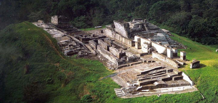 Ruins of Comalcalco in Mexico