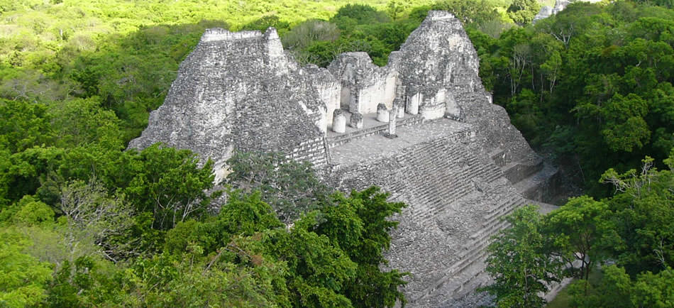 Visit ancient mayan ruins deep in the rainforests of Mexico, Belize, Guatemala, El Salvador and Honduras