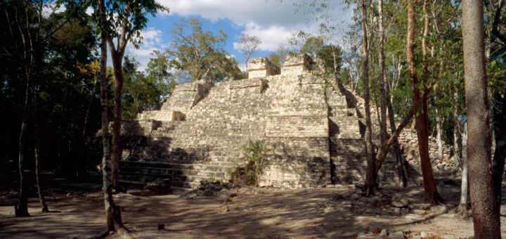 Ruins of Balamku in Mexico